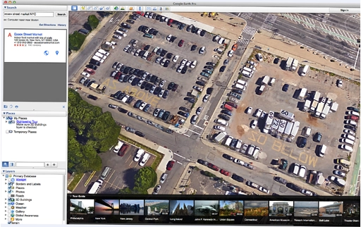 satellite image Google Earth